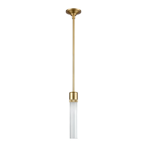 Zigrina LED Pendant in Aged Brass (360|P11701LEDAGBG1)