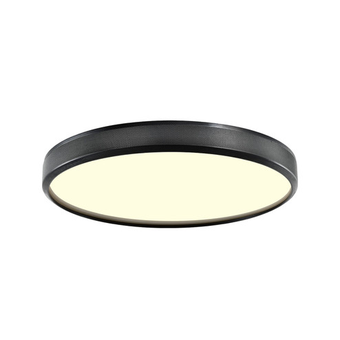 Zigrina LED Flush Mount in Satin Brushed Black (360|FM11750LED18SBB)