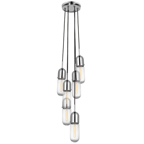 Junio LED Pendant in Polished Nickel (268|TOB5646PNCG6)