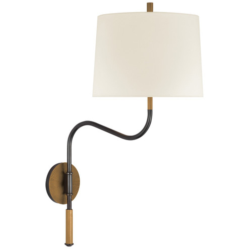 Canto LED Swinging Wall Light in Bronze and Brass (268|TOB2351BZHABL)