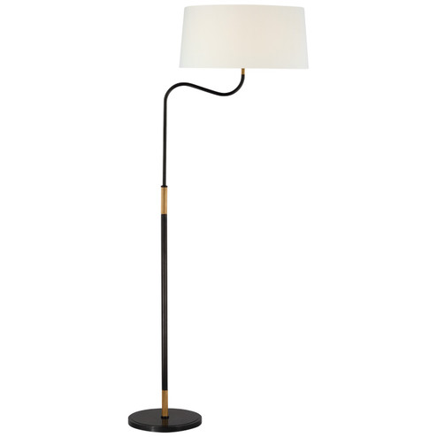 Canto LED Floor Lamp in Bronze and Brass (268|TOB1350BZHABL)