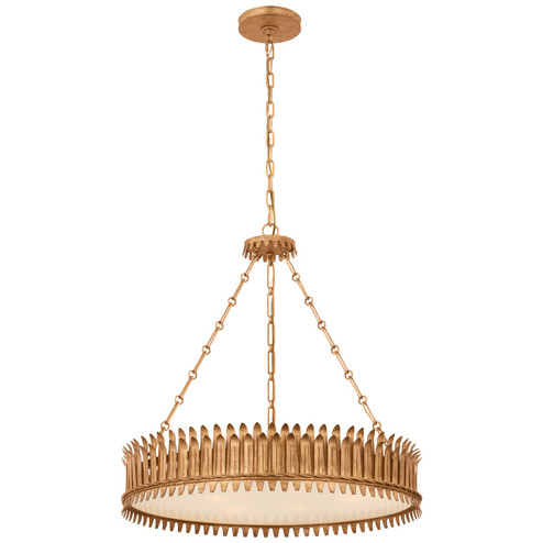 Leslie LED Chandelier in Gilded Iron (268|SK5206GIFA)