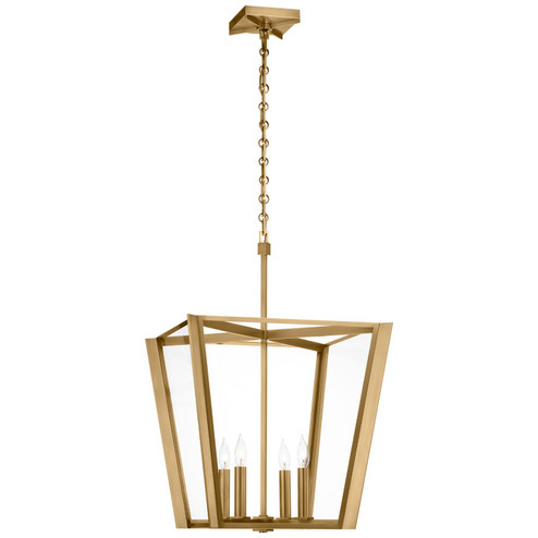 Palais LED Lantern in Hand-Rubbed Antique Brass (268|PCD5251HABCG)