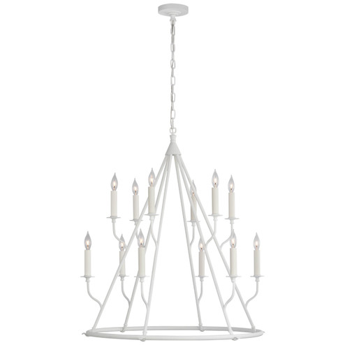 Lorio LED Chandelier in Plaster White (268|JN5175PW)