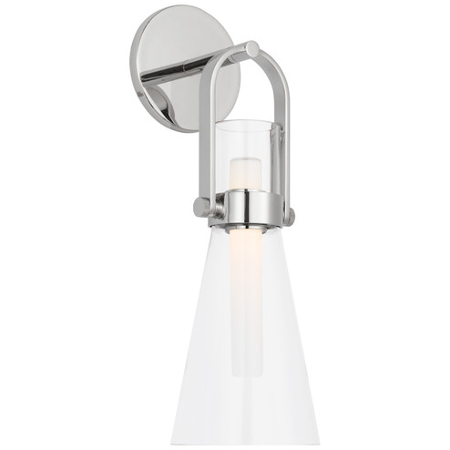 Larkin LED Wall Sconce in Polished Nickel (268|IKF2450PNCG)