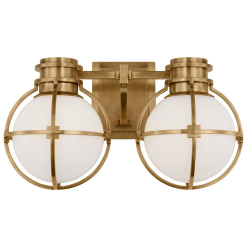 Gracie LED Wall Sconce in Antique-Burnished Brass (268|CHD2484ABWG)