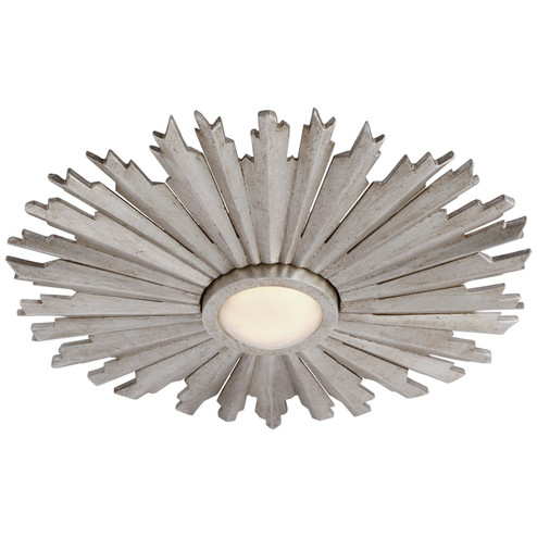 Claymore LED Flush Mount in Burnished Silver Leaf (268|CHC4403BSL)