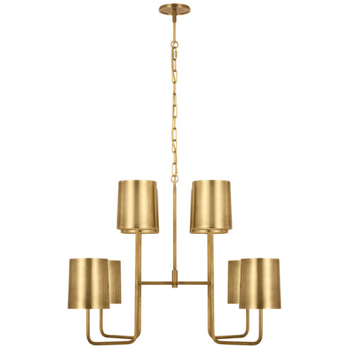 Go Lightly LED Chandelier in Soft Brass (268|BBL5083SBSB)