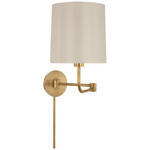 Go Lightly LED Swing Arm Wall Light in Soft Brass (268|BBL2095SBCW)
