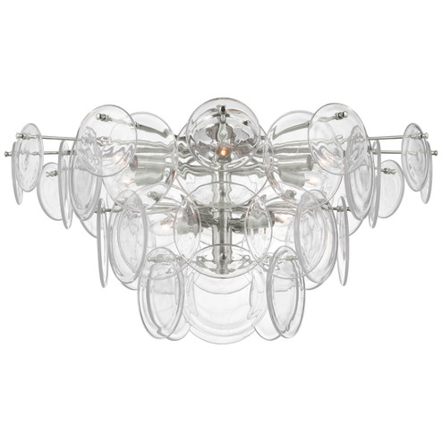 Loire LED Flush Mount in Polished Nickel (268|ARN4453PNCSG)