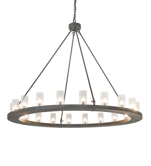 Loxley 20 Light Chandelier in Charred Iron (57|266803)