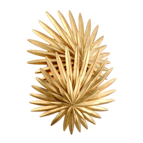 Savvy Two Light Wall Sconce in Vintage Gold Leaf (68|30912VGL)