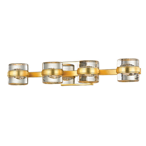 Splash Four Light Bath and Vanity in Gold Leaf (67|B5684GL)