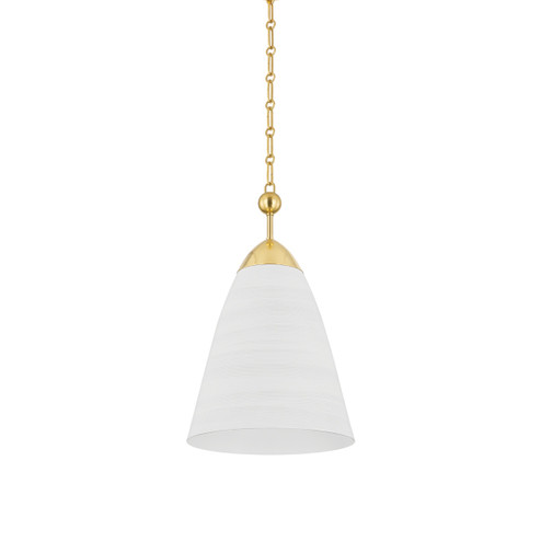 Bronson One Light Pendant in Aged Brass (70|BKO1500AGBWP)