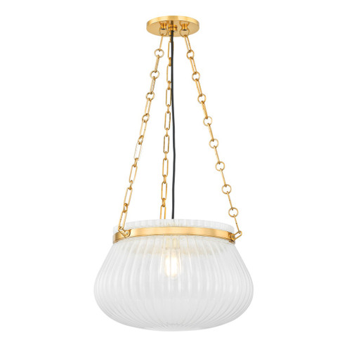 Granby One Light Pendant in Aged Brass (70|1117AGB)
