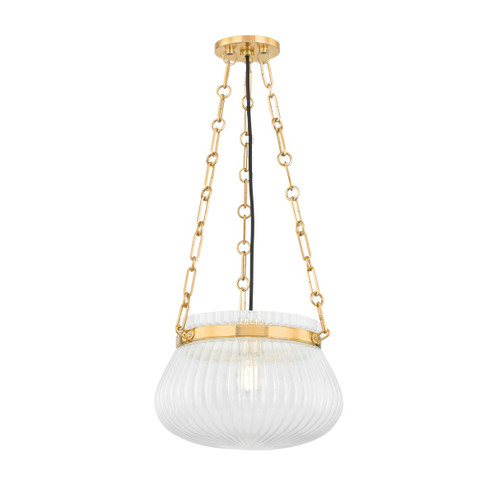 Granby One Light Pendant in Aged Brass (70|1113AGB)