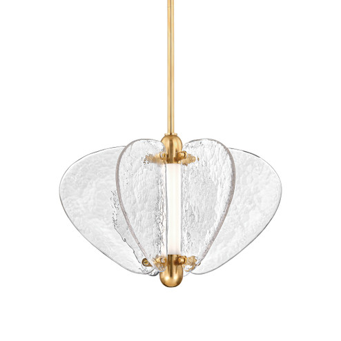 Freya LED Pendant in Vintage Brass (68|38020VB)