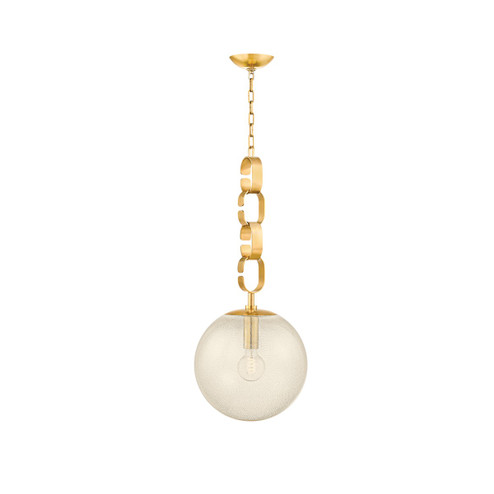 Nessa One Light Pendant in Vintage Brass (68|37413VB)