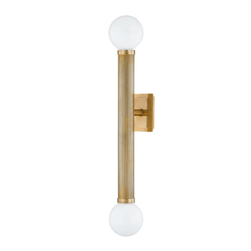 Pienza Two Light Wall Sconce in Vintage Brass (68|37302VB)