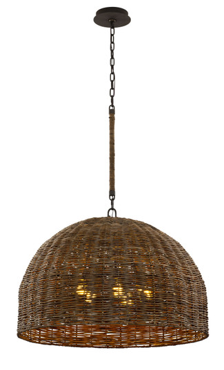 Huxley Five Light Chandelier in Tidepool Bronze (67|F6905TBZ)