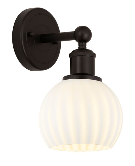 Edison One Light Wall Sconce in Oil Rubbed Bronze (405|6161WOBG12176WV)