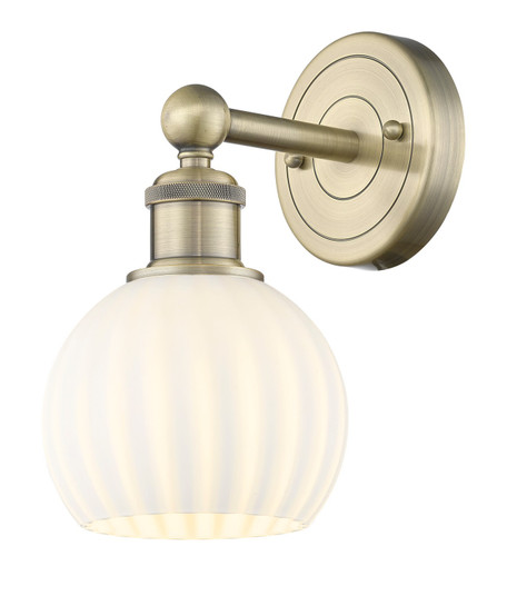 Edison LED Wall Sconce in Antique Brass (405|6161WABG12176WV)
