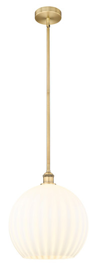 Edison One Light Pendant in Brushed Brass (405|6161SBBG121714WV)