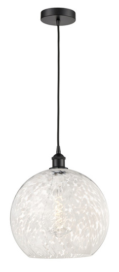 Edison One Light Pendant in Matte Black (405|6161PBKG121614WM)