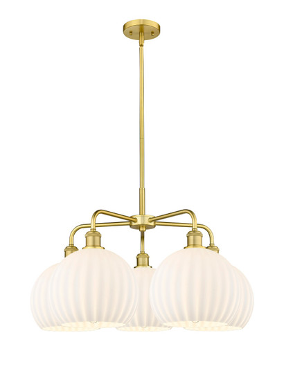 Downtown Urban LED Chandelier in Satin Gold (405|5165CRSGG121710WV)