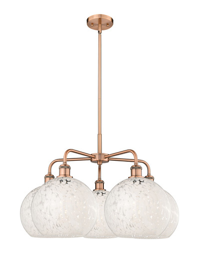 Downtown Urban LED Chandelier in Antique Copper (405|5165CRACG121610WM)