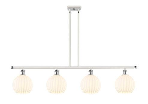 Ballston LED Island Pendant in White Polished Chrome (405|5164IWPCG12178WV)