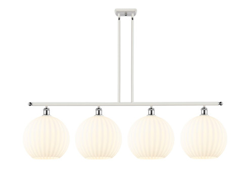 Ballston LED Island Pendant in White Polished Chrome (405|5164IWPCG121712WV)