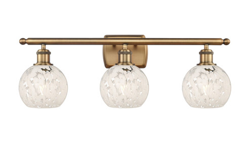 Ballston Three Light Bath Vanity in Brushed Brass (405|5163WBBG12166WM)