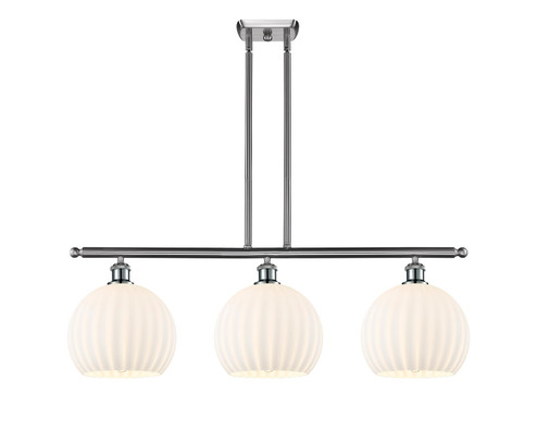Ballston Three Light Island Pendant in Brushed Satin Nickel (405|5163ISNG12112)