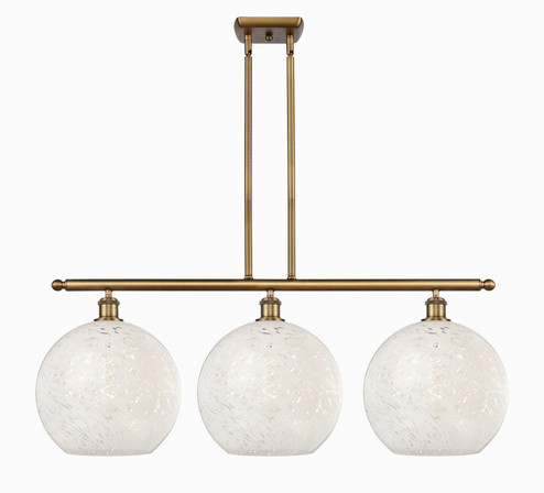 Ballston Three Light Island Pendant in Brushed Brass (405|5163IBBG121612WM)