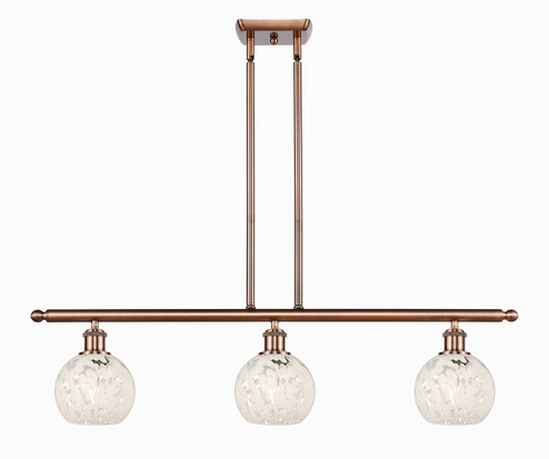 Ballston LED Island Pendant in Antique Copper (405|5163IACG12166WM)