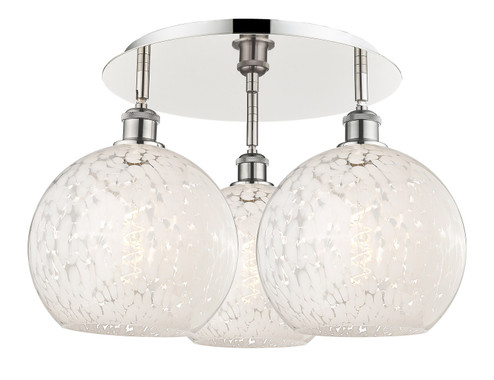 Ballston Three Light Semi-Flush Mount in Polished Nickel (405|5163CPNG121610WM)