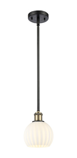 Ballston LED Mini Pendant in Black Antique Brass (405|5161SBABG12176WV)