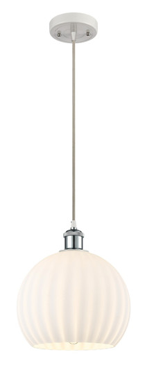 Ballston LED Mini Pendant in White Polished Chrome (405|5161PWPCG121710WV)