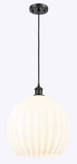 Ballston LED Pendant in Matte Black (405|5161PBKG121714WV)