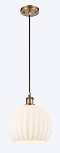 Ballston One Light Mini Pendant in Brushed Brass (405|5161PBBG121710WV)