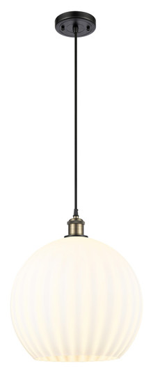Ballston LED Pendant in Black Antique Brass (405|5161PBABG121714WV)