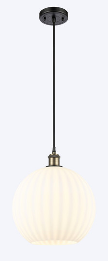 Ballston LED Mini Pendant in Black Antique Brass (405|5161PBABG121712WV)
