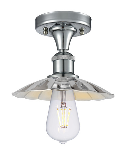 Ballston One Light Semi-Flush Mount in Polished Nickel (405|5161CPNM17PN)