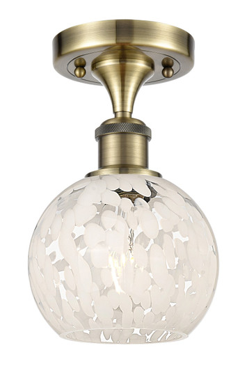 Ballston LED Semi-Flush Mount in Antique Brass (405|5161CABG12166WM)