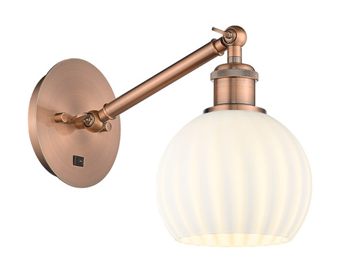 Ballston LED Wall Sconce in Antique Copper (405|3171WACG12176WV)