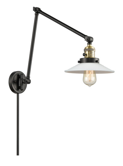 Franklin Restoration LED Swing Arm Lamp in Black Antique Brass (405|238BABG1)