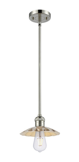 Franklin Restoration One Light Mini Pendant in Polished Nickel (405|201SPNM17PN)