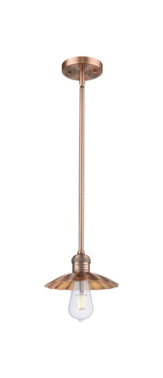 Franklin Restoration One Light Mini Pendant in Antique Copper (405|201SACM17AC)