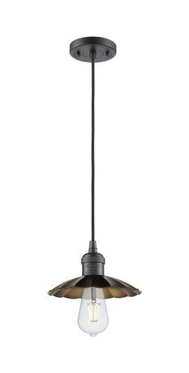 Franklin Restoration One Light Mini Pendant in Oil Rubbed Bronze (405|201COBM17OB)